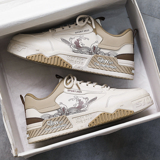 Damen Sneaker Rutschfeste Freizeitschuhe Grafikdesign - Norvielle