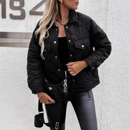 Damen Steppweste Modern Slim Fit Freizeitjacke