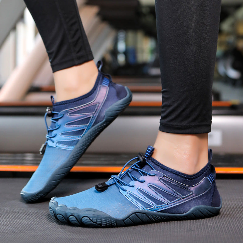Damen Wasserschuhe Elastisch Rutschfest