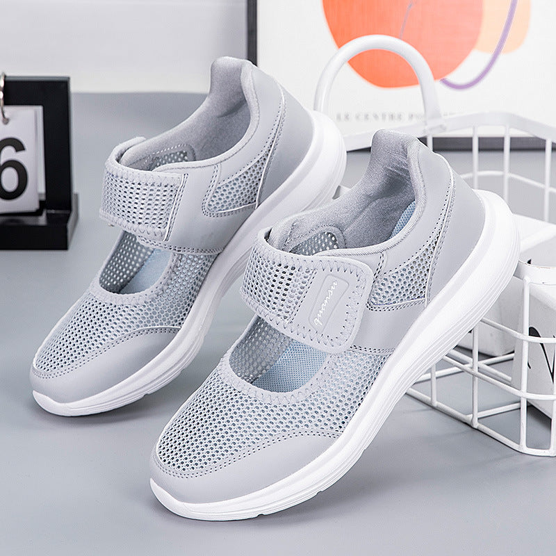 Damen Sneaker Sportlich Atmungsaktives Netzdesign