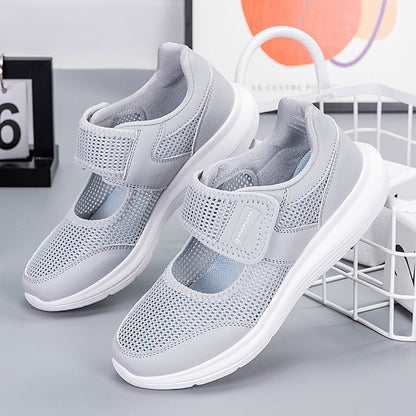 Damen Sneaker Sportlich Atmungsaktives Netzdesign