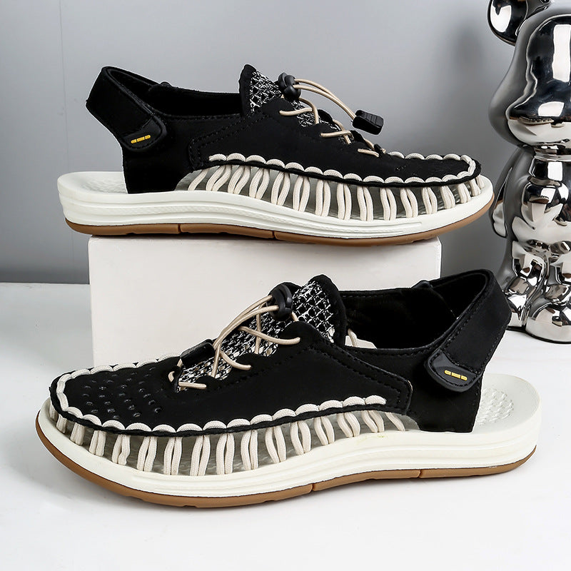 Damen Sportsandalen Elastisch Schnellschnürsystem Bequem - Norvielle