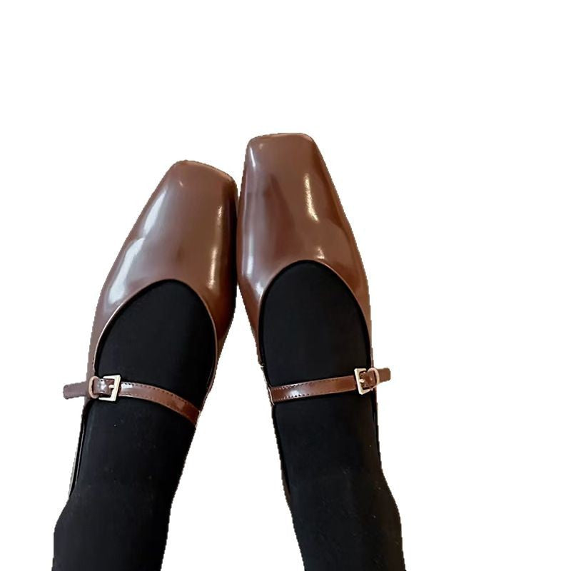 Damen Mary Jane Ballerinas Komfortabel