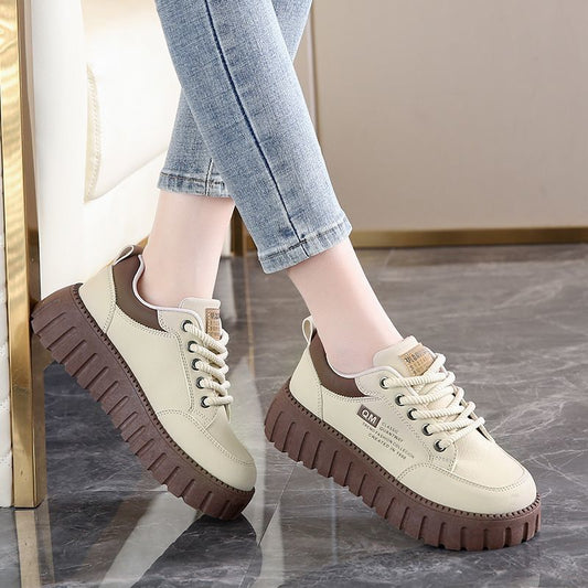 Damen Plateau Sneaker Trendy Hoch Moda Schuhe - Norvielle