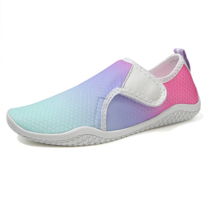 Damen Badeschuhe Elastisch Flexibel Schlüpfdesign