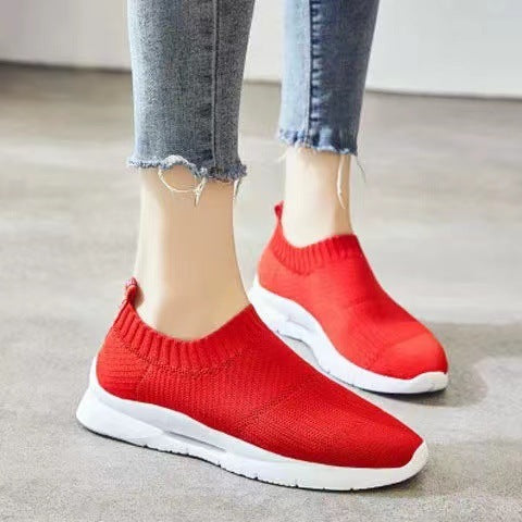 Damen Laufschuhe Elastisch Dämpfend Bequem