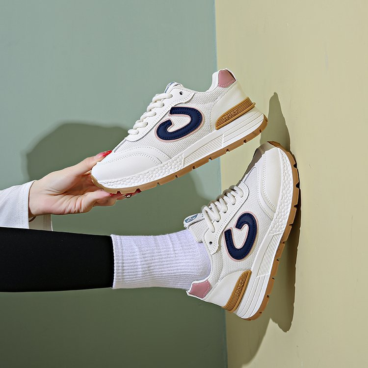 Damen Sneaker Atmungsaktives Mesh Komfortsohle