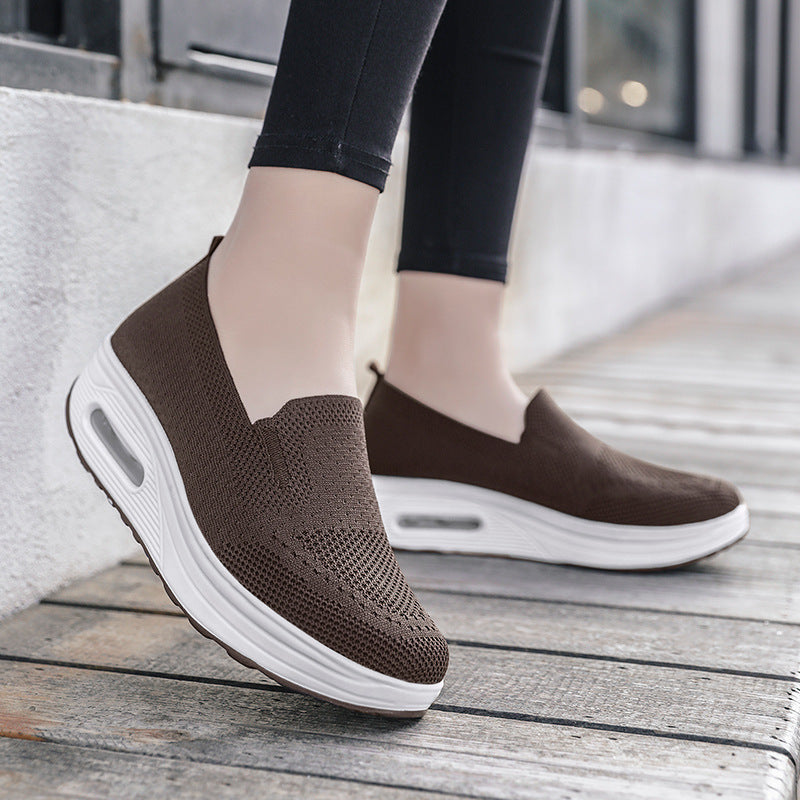 Damen Sneaker Leicht Luftpolsterung Bequem
