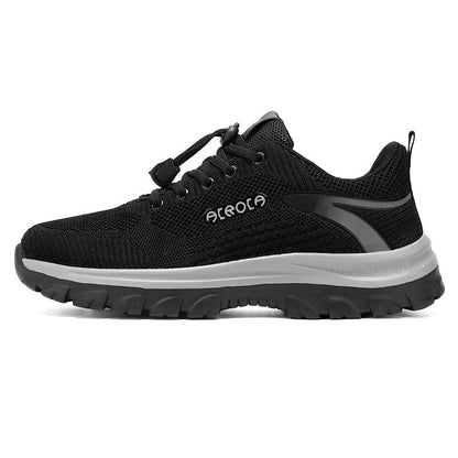 Damen Sneaker Atmungsaktiv Schnellverschluss bequem