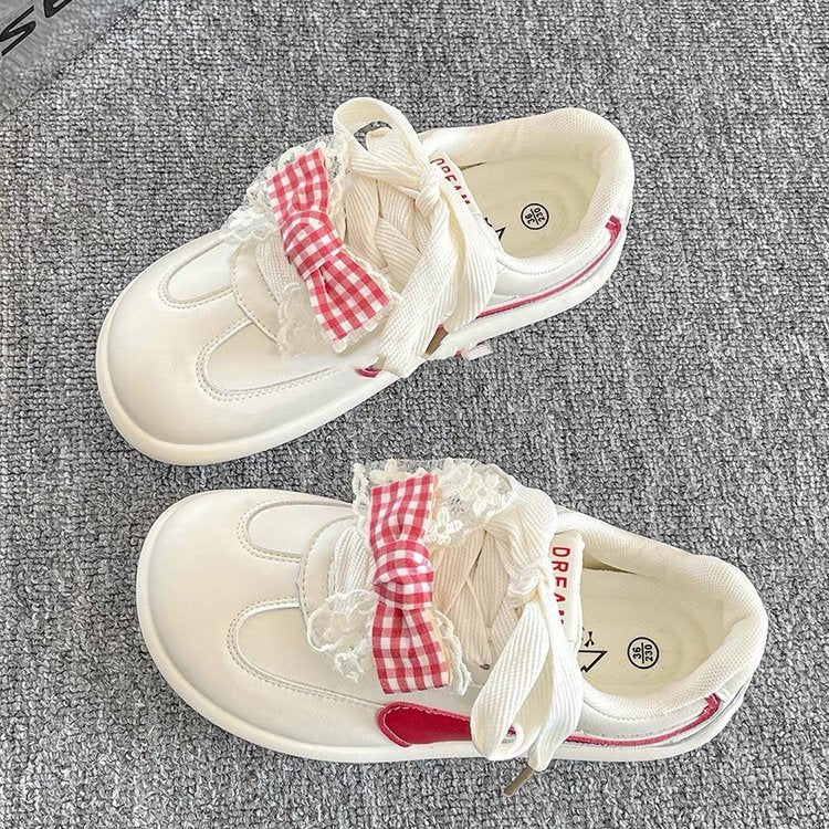 Damen Sneaker Bunt Karo Sportlich