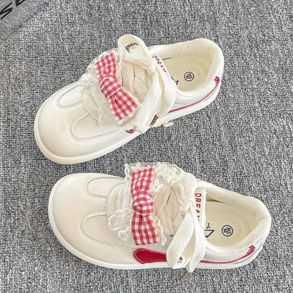 Damen Sneaker Bunt Karo Sportlich