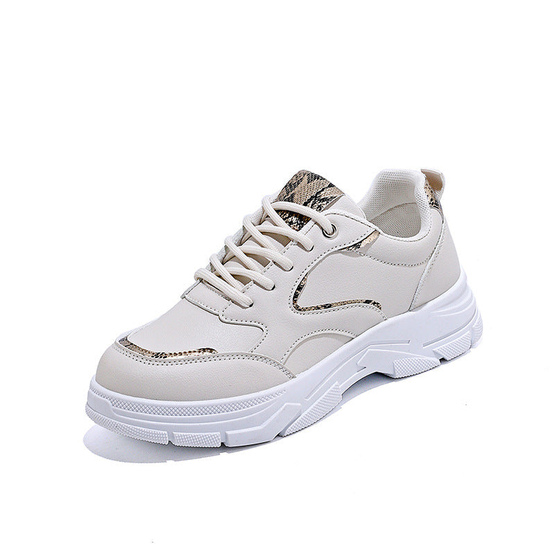 Damen Plateau Sneaker Leicht Mode Schuhe