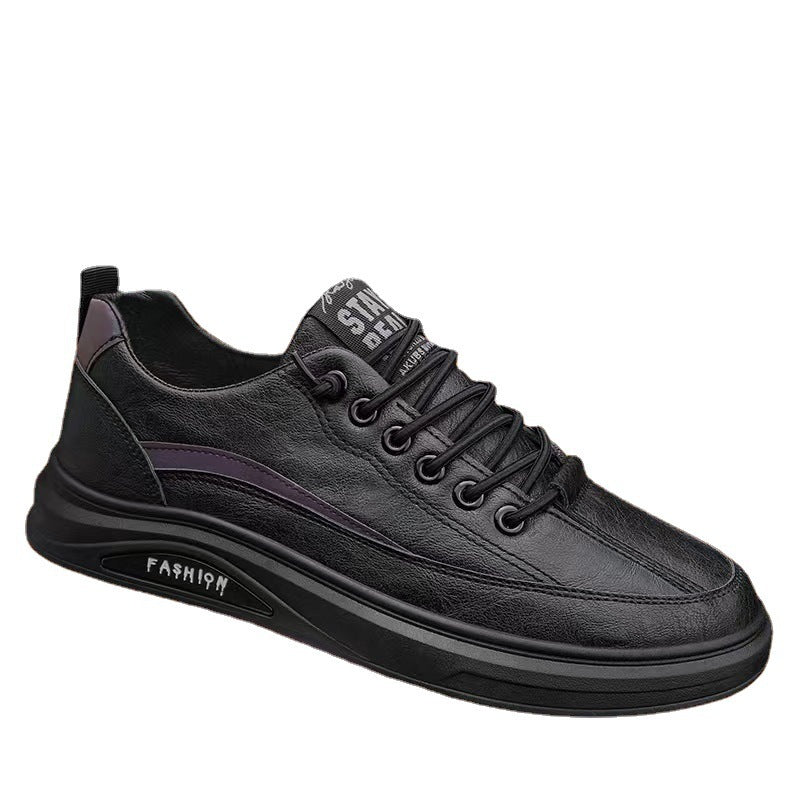 Damen Sneaker Leder Stoßdämpfende Sohle Sportlich