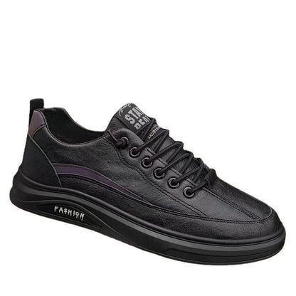 Damen Sneaker Leder Stoßdämpfende Sohle Sportlich