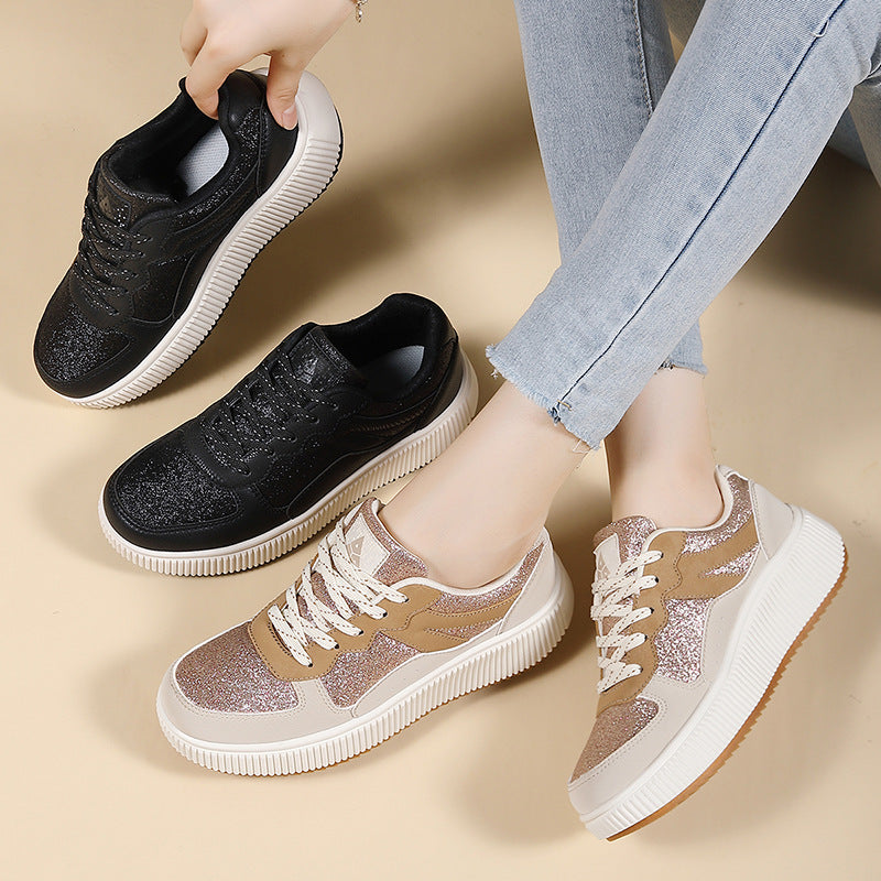 Damen Sneaker Weich Strukturiert Bequem - Norvielle