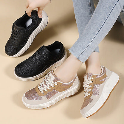 Damen Sneaker Weich Strukturiert Bequem - Norvielle