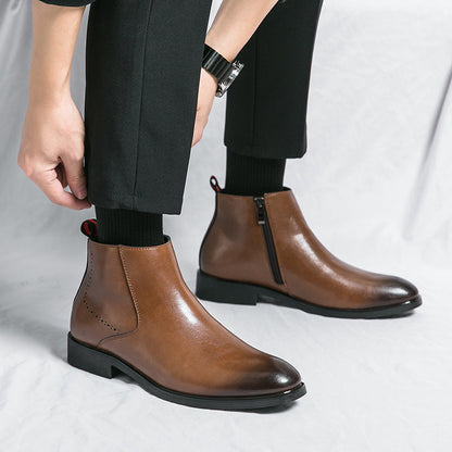 Damen Stiefeletten Reißverschluss Bequem