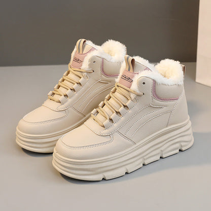 Damen High- Sneaker Warmfutter Dämpfende Sohle
