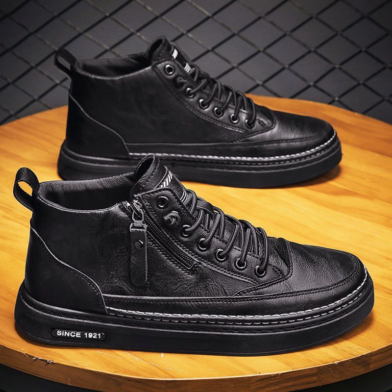 Damen Sneaker Hoch Sportlich Mit Reißverschluss