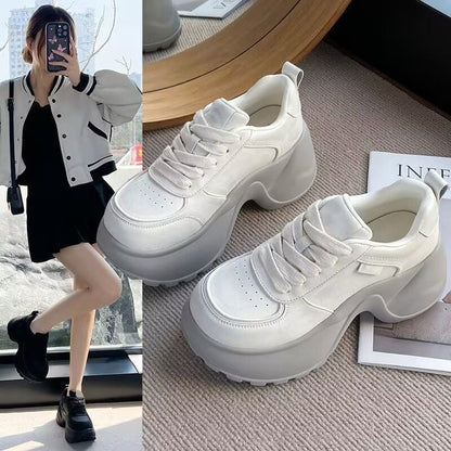 Damen Chunky Sneaker Dicke Sohle