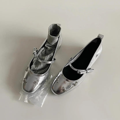 Damen Slipper Elegante Metall Schnalle Comfort