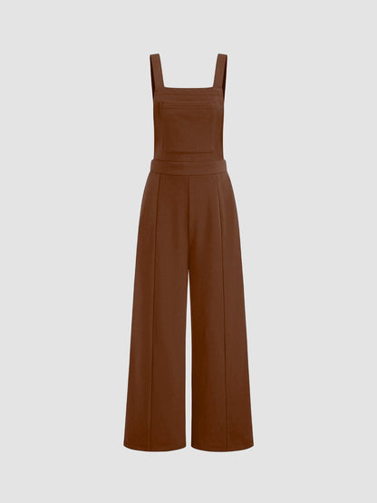Damen Weitbein-Overall mit Taschen Modern