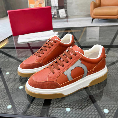 Damen Sneaker Leder Sportlich