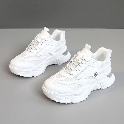 Damen Sneaker Chunky Atmungsaktives Mesh Rutschfest