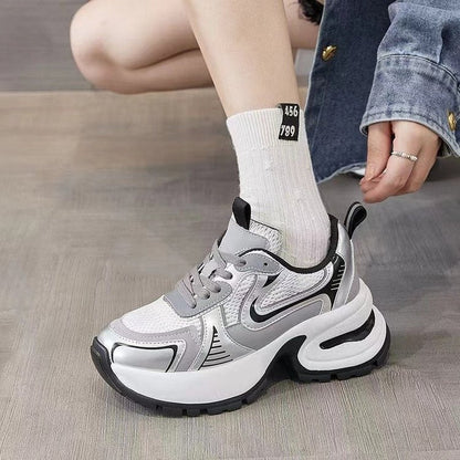 Damen Sneaker Sportlich Leicht Dämpfung Weiches Innenfutter