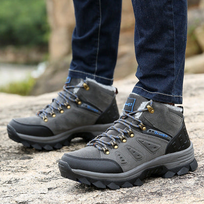 Damen Winterstiefel Wasserdicht Warm Isoliert Rutschfest Schwarz - Norvielle