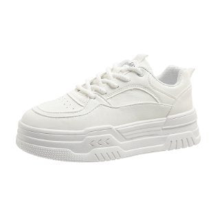 Damen Plattform Sneaker Hoch Komfort Sohle Modisch
