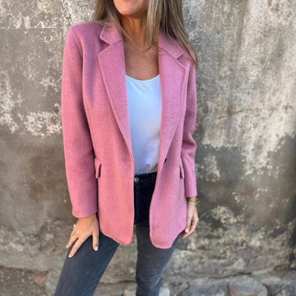 Damen Blazer Gestreift Elegant Berliner Stil