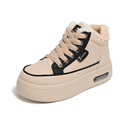Damen High- Sneaker Warmfutter