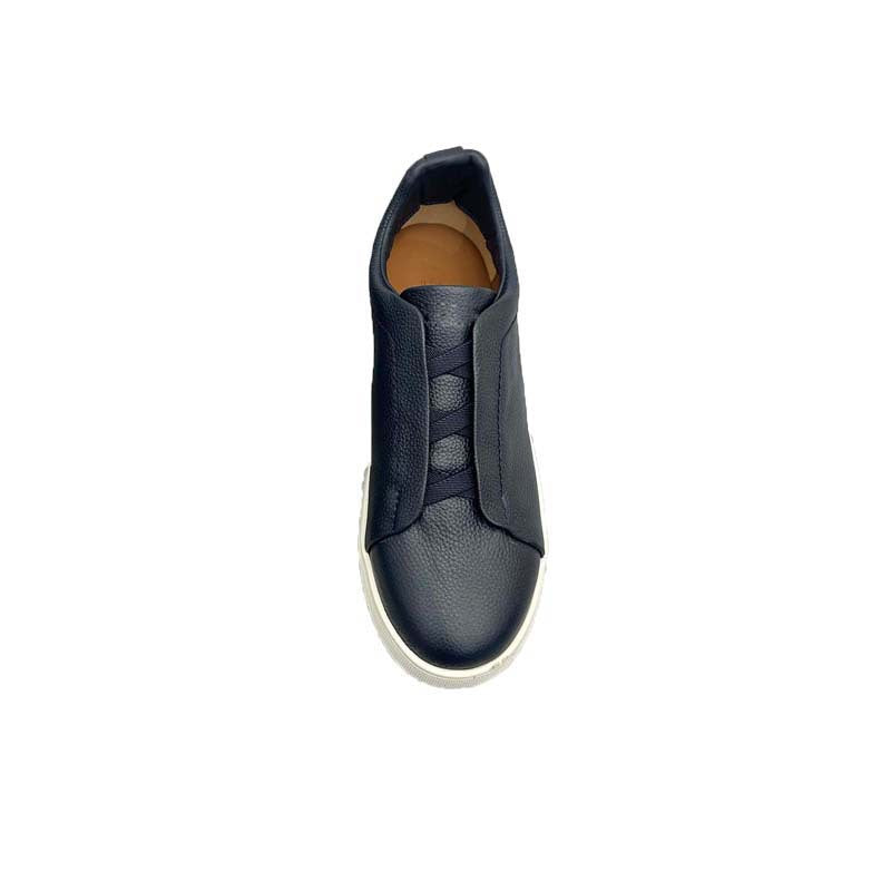 Damen Sneaker Slip-On Leder Rutschfest