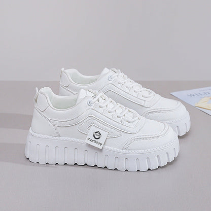 Damen Plattform Sneaker Leicht Bequem