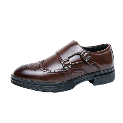 Damen Monk Schuhe Leder Elegantes Design