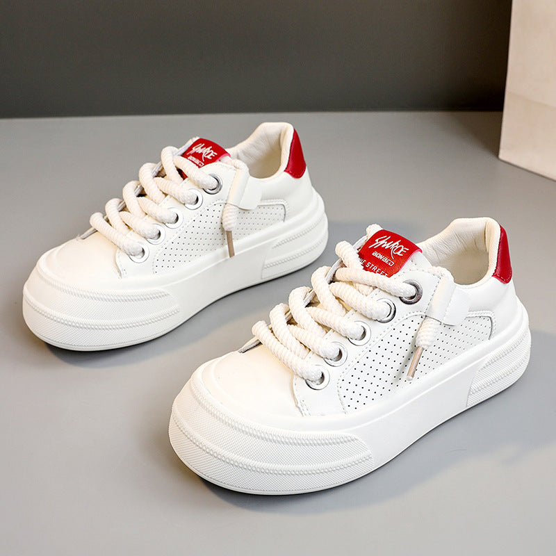 Damen Sneaker Perforiert Modern Freizeitschuhe