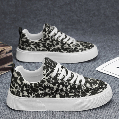 Damen Sneaker Modernes Florales Design Komfortable Sohle