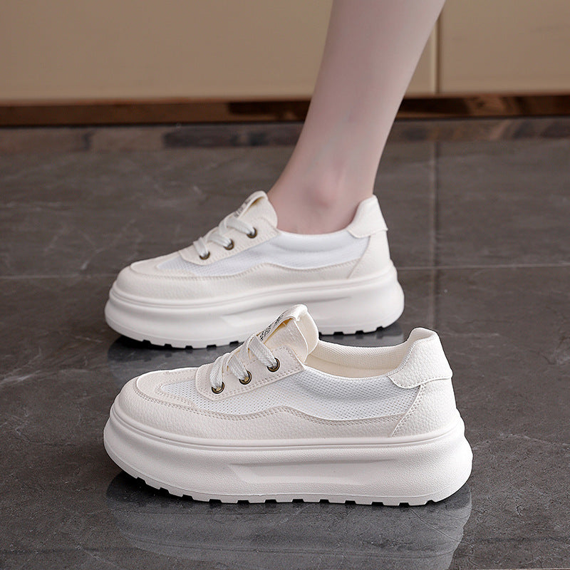 Damen Sneaker Chunky Atmungsaktiv Bequem Weite Passform