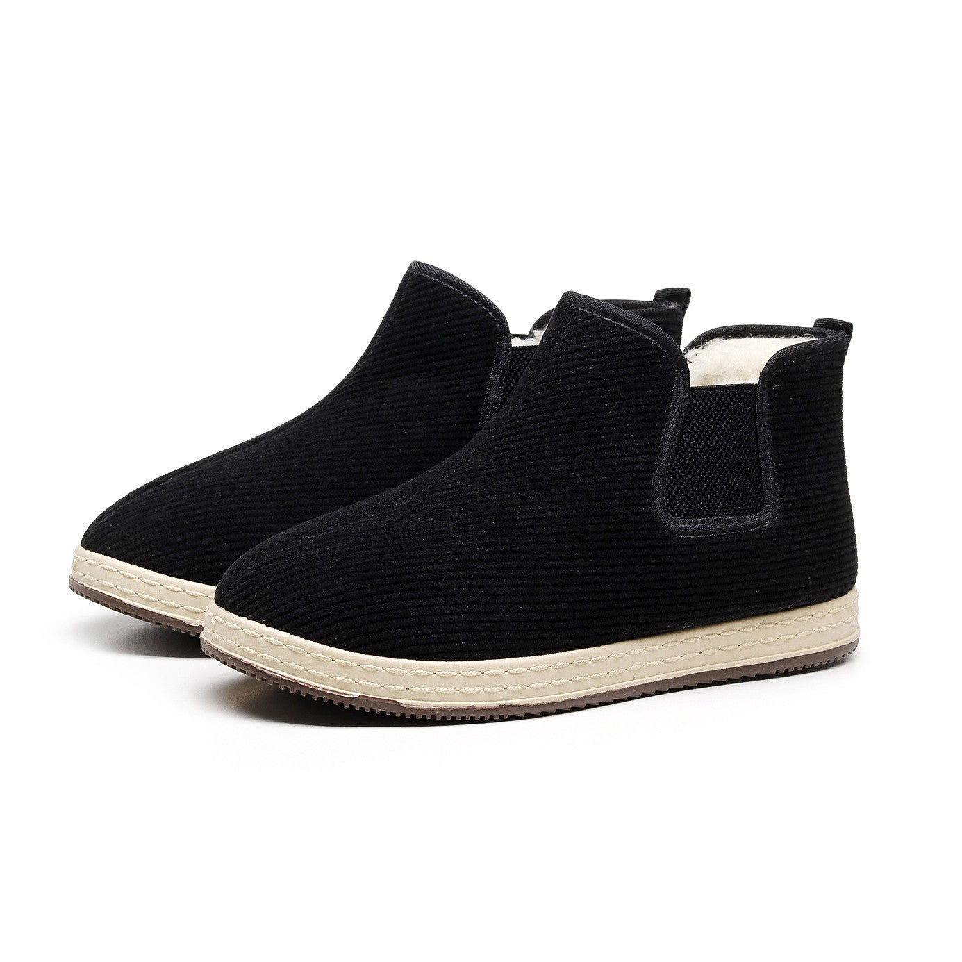 Damen Stiefeletten Warm Elastisches Material Winter