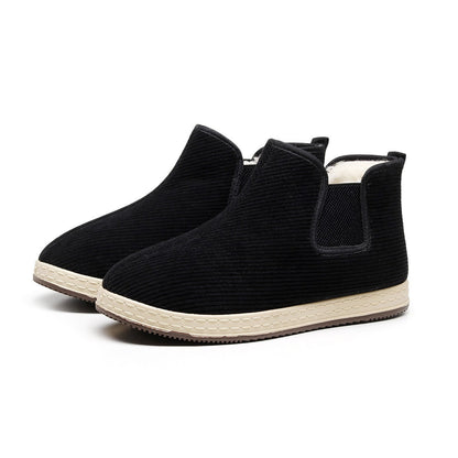 Damen Stiefeletten Warm Elastisches Material Winter