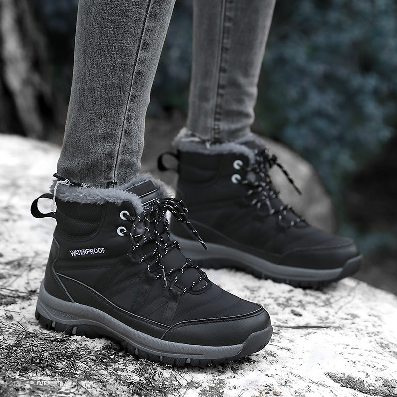 Damen Winterstiefel Isoliert Rutschfest Wasserdicht