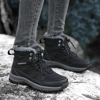 Damen Winterstiefel Isoliert Rutschfest Wasserdicht