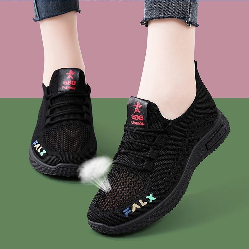 Damen Sneaker Leichtes Mesh Atmungsaktive Laufschuhe