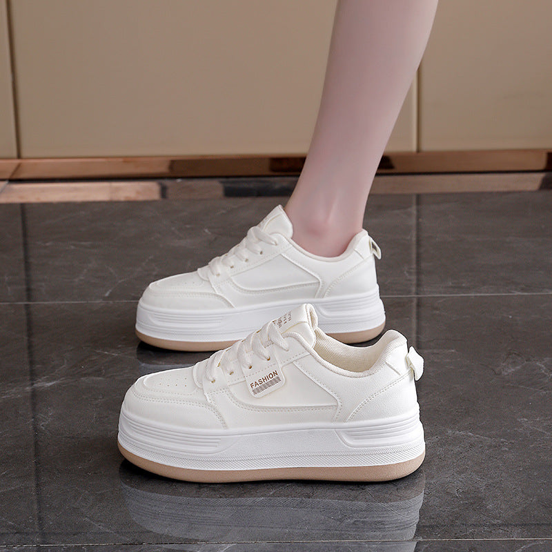 Damen Sneaker Dicksohle Atmungsaktives Mesh Modern
