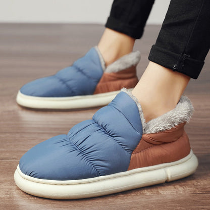 Damen Slipper Warm Gefüttert Rutschfest Winter