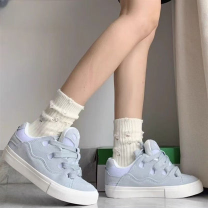 Damen Sneaker Weich Schnürsystem Bequem Schwarz - Norvielle