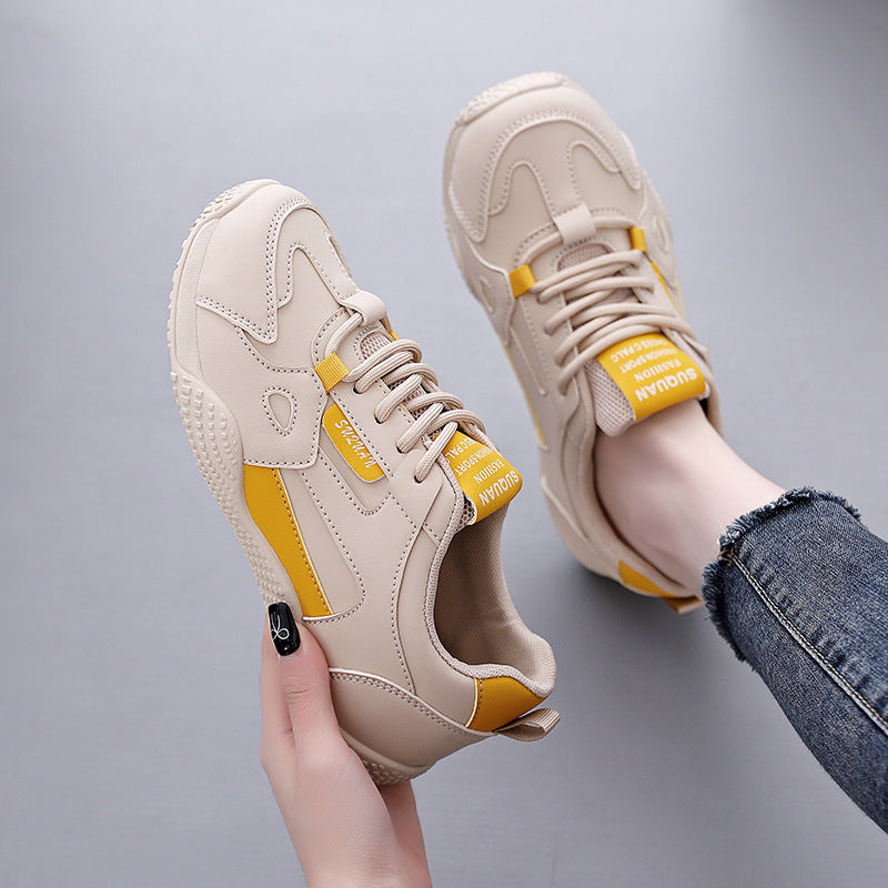 Damen Sneaker Sportlich Atmungsaktives Mesh Schnürsystem