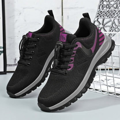 Damen Laufschuhe Atmungsaktives Mesh Elastisch Schnellschnürsystem - Norvielle