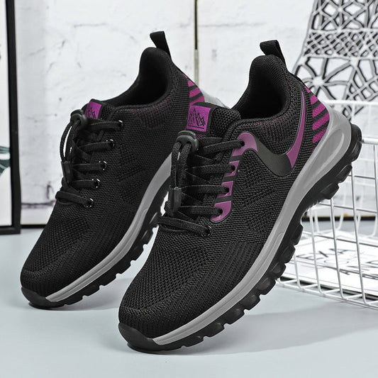 Damen Laufschuhe Atmungsaktives Mesh Elastisch Schnellschnürsystem - Norvielle